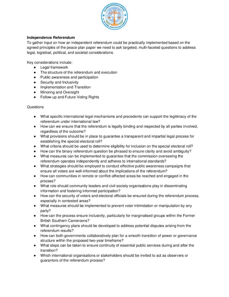 thumbnail of Referendum – Implementation Document & Questions